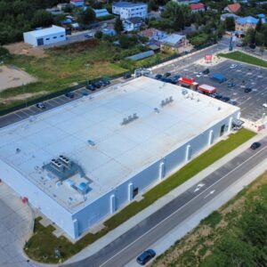 Hypermarket in Titu, Dambovita county